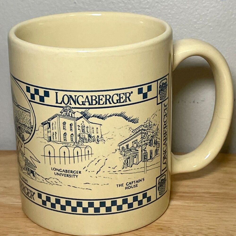 Vintage Longaberger Dresden Ohio Landmark Mug World’s Largest Basket
